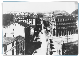 Inundaciones calle Miracruz, año 1933